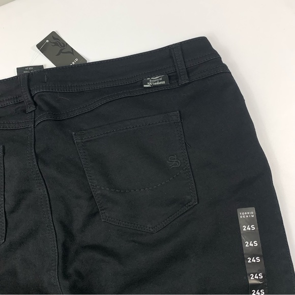 Source Of Wisdom Torrid Black Pants London Skinny - Picture 12 of 15